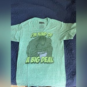 Size small green Marvel Incredible the Hulk “I’m Kind of a Big Deal” Tshirt.